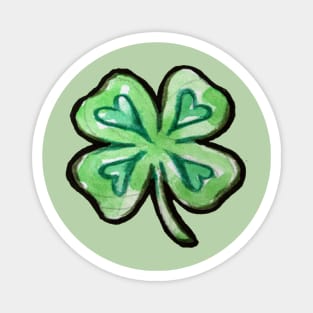 Shamrock St Patrick's Day Love Magnet